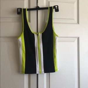 Express Zip up crop top